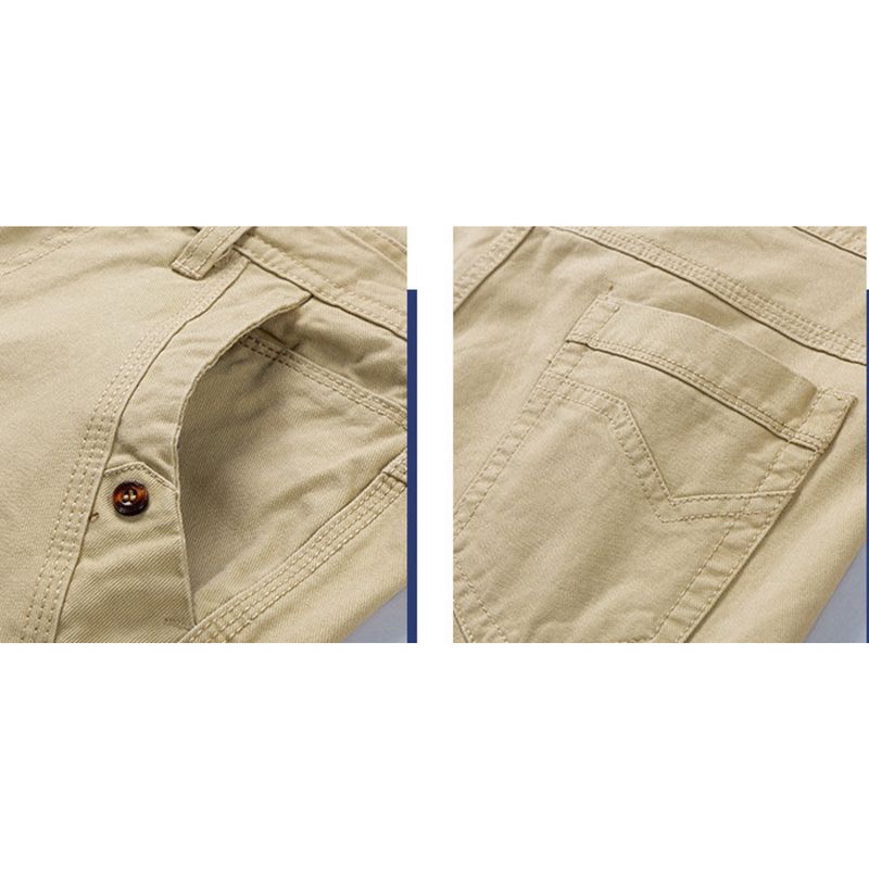 Shorts cargo masculinos de verão, estilo coreano, simples, leve e luxuoso, soltos e elásticos, 17351_voghion.com