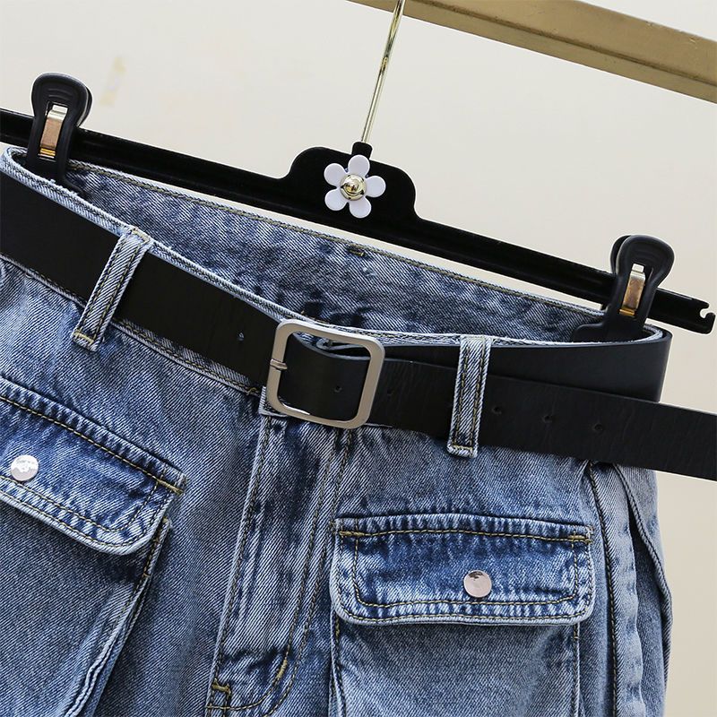 Short en jean de travail pour femme été 2024, nouveau design de niche, taille haute, style fin, jambe large, fille épicée ultra_voghion.com