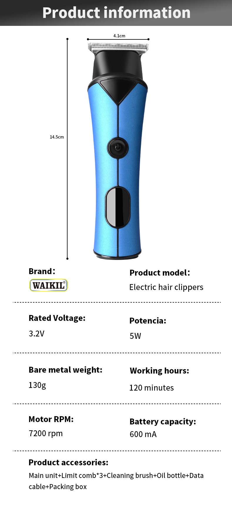 tagliacapelli professionale tagliacapelli elettrico coltello regolabile tagliacapelli testa a olio tagliacapelli_voghion.com