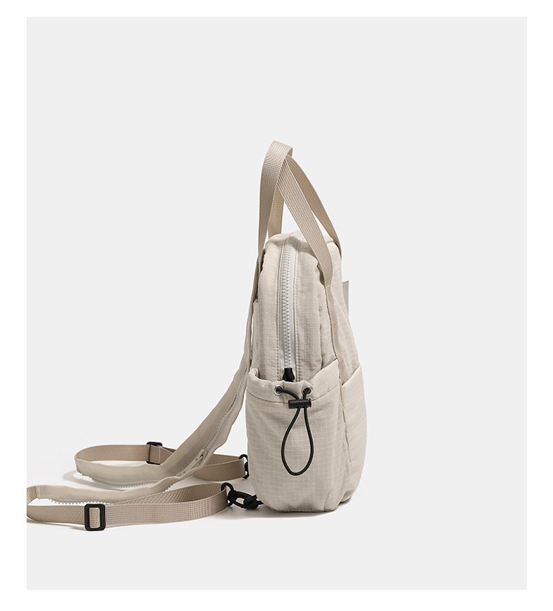Zomer Nieuwe Mode Eenvoudige Effen Kleur Lichtgewicht Compacte Waterdichte Borsttas Enkele Schouder Crossbody_voghion.com