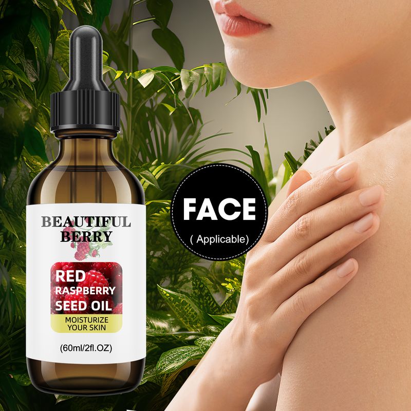 Compound Raspberry Seed Cold Pressed Process Hospital Grade Natural Antioxidant Fast Absorption Facial Base Oil_voghion.com