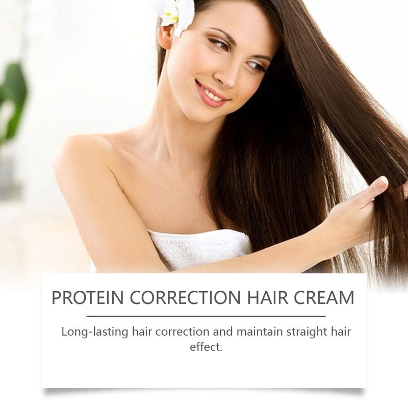 HOEGOA Glättungscreme mit Proteinen nährt und glättet, um eine seidige und glatte Haaratmosphäre zu schaffen._voghion.com