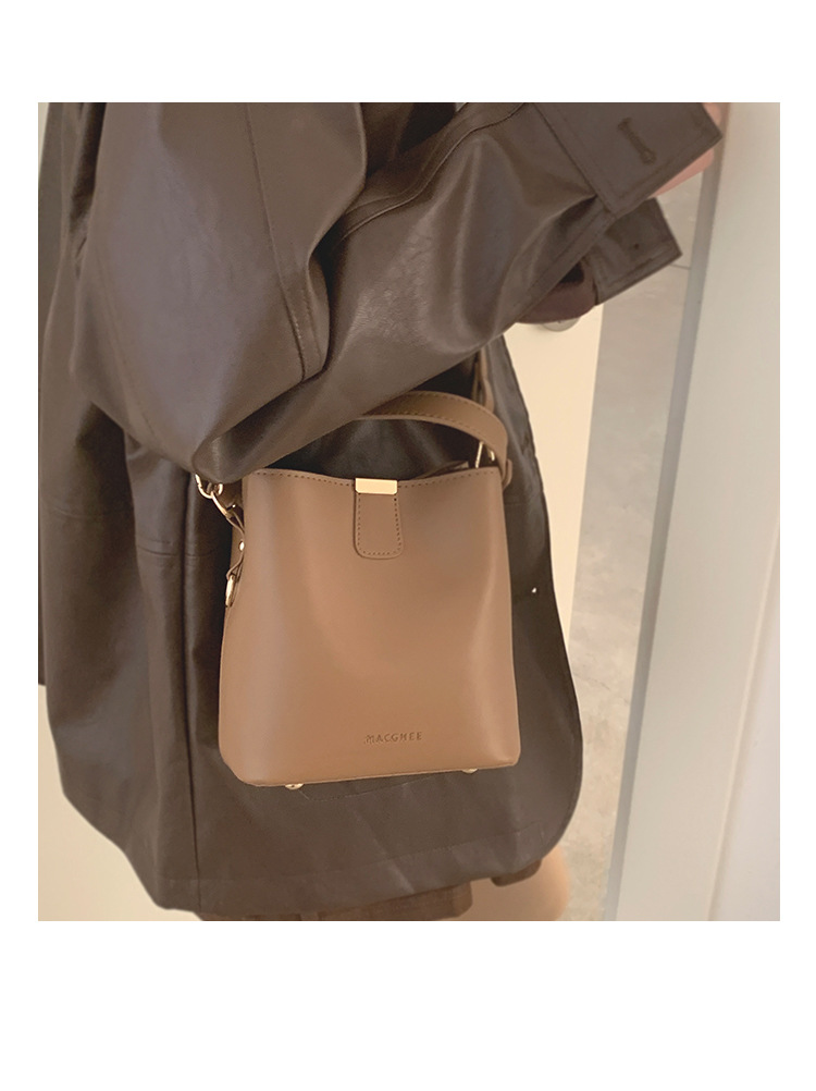 Borsa a secchiello da donna, piccola borsa elegante da donna, borsa a secchiello semplice, borsa a tracolla_voghion.com