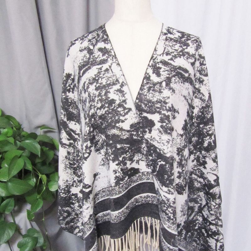 D-Familie neuer Winterschal aus Kaschmirimitat, doppelseitiger warmer Markenschal mit Landschaftsmalerei und Tiermotiv für Damen_voghion.com