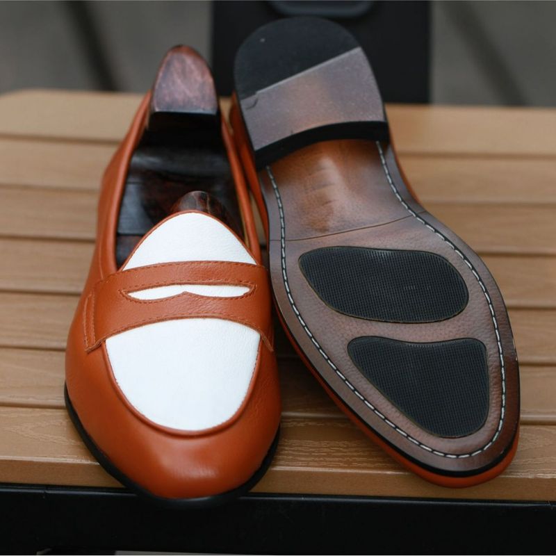 Koreanischer Stil Trendy Herren Ins Lazy Schuhe, Britische Champagner Loafer_voghion.com