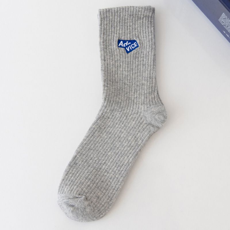 6 paia di calzini lunghi da uomo a metà polpaccio Zhuji da donna, sportivi, in cotone, assorbenti del sudore, autunnali e invernali_voghion.com