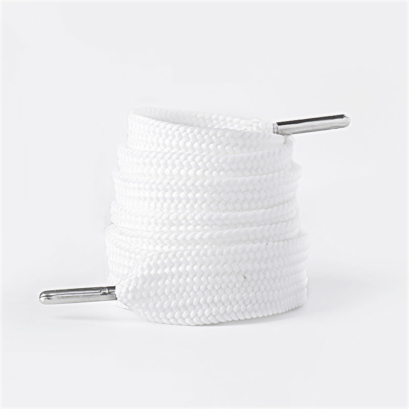 Accessori per scarpe lacci per scarpe smile lacci per scarpe pane ouder bianco beige 2cm lacci per scarpe piatti con testa in metallo corda un paio_voghion.com