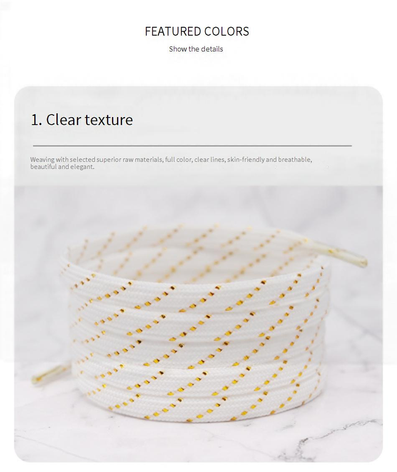 Single Twill Wire Polyester Flat LACES Small White Shoes Casual Board Shoe Rope_voghion.com