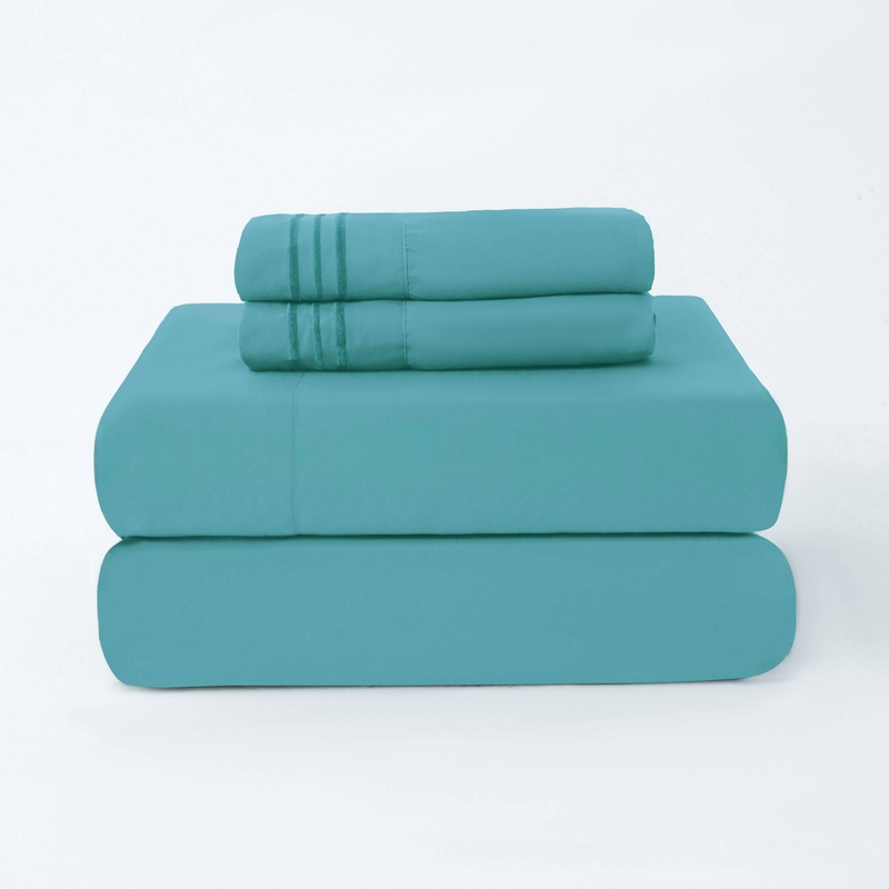 3/4PCs Polyester Bedding Set – Wrinkle-Resistant, Hypoallergenic, Soft & Breathable (Twin/Full/Queen/King, Multiple Colors & Patterns)_voghion.com