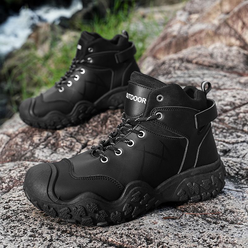 Scarpe sportive da uomo in pelle per l'autunno e l'inverno, scarpe da trekking di grandi dimensioni, scarpe da trekking impermeabili per il commercio estero transfrontaliero_voghion.com
