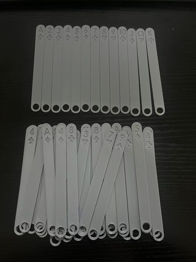 NO.A44Playing Cards, Popsicle Sticks, 3D Printed Decorative Items, Halloween And Christmas Gifts, Creative Home Goods_voghion.com