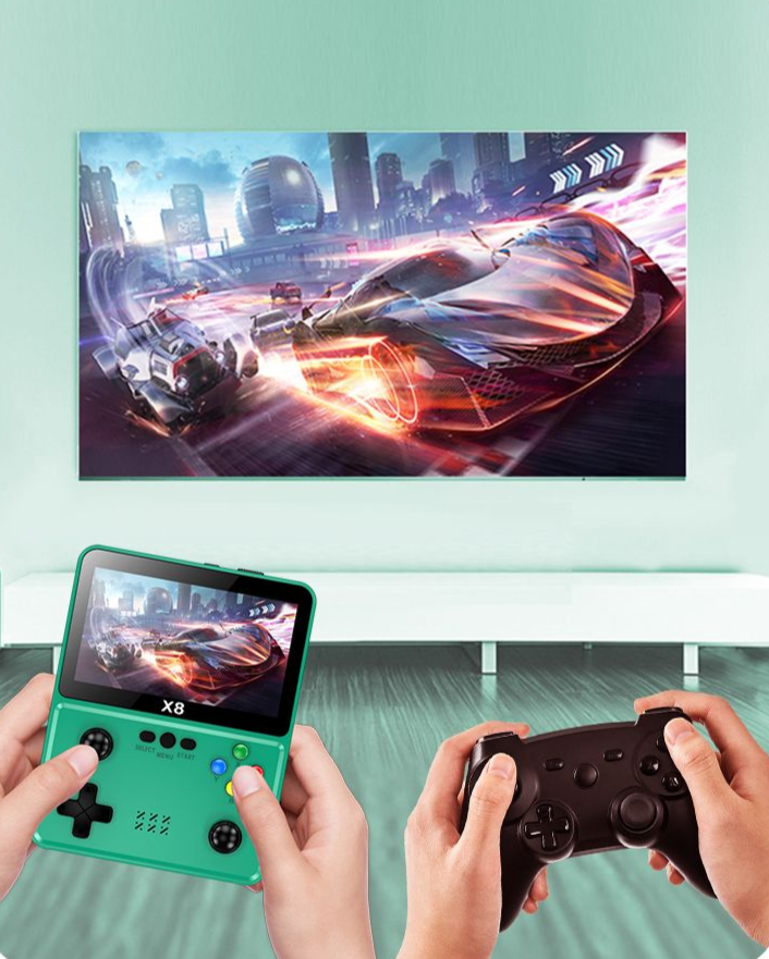 Nouvelle console de jeu portable rechargeable à deux joueurs avec joystick de 4 pouces_voghion.com