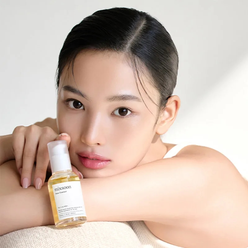 Mixsoon Bean Essential Serum mitrinošs pīlinga sejas serums Nekairinošs, samazina atmirušās ādas šūnas, ādas tekstūras uzlabošanas kopšana_voghion.com