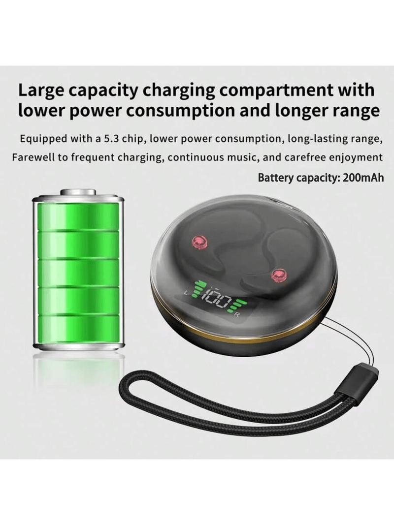 NEW 2025 New Style True Wireless In-Ear Fasions Headphone Mini Couples Earbuds Music Earplug Gaming HIFI Bass Stereo ENC_voghion.com