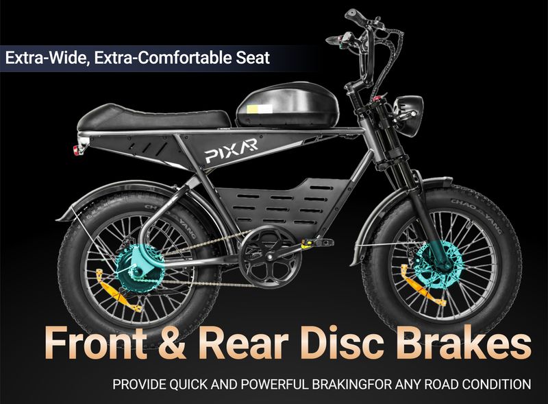 PIXAR SuperV Elektro-Dirtbike für Erwachsene mit 500-W-Motor, 48-V-30-AH-Batterie_voghion.com
