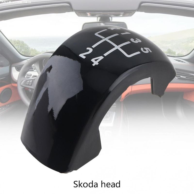 Pomello del cambio manuale a 5 velocità Styg ABS per auto, leva del cambio, copri testa a sfera per Octavia 2 1Z0798001_voghion.com
