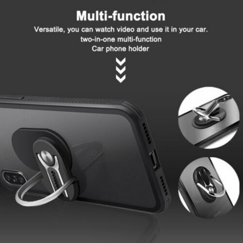 Supporto per telefono da auto con bocchetta dell'aria 2 in 1, supporto portatile per telefono, supporto ad anello per dito, pieghevole, regolabile, in lega di metallo, supporto da tavolo_voghion.com