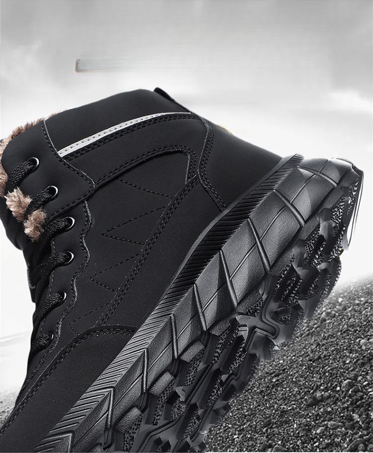 Men's Snow Boots Thickened, Slip-Resistant, Waterproof Warm Fall/Winter 2025 New_voghion.com