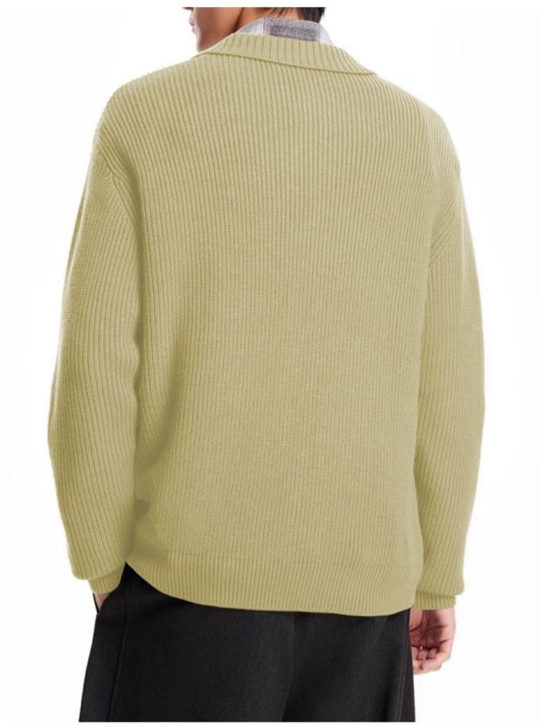 Top in maglia versatile e ampio, nuovo stile di tendenza per l'autunno e l'inverno da uomo_voghion.com