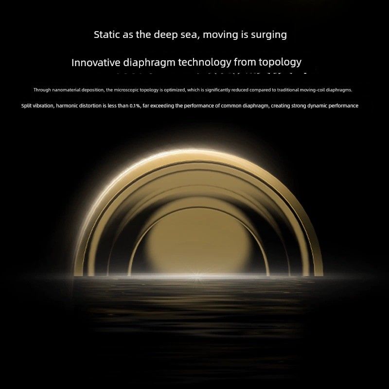 Weak Water Sand Static Sea In-Ear Changeable Wire Diaphragm Moving Coil E-Sports High Sound Quality HiFi Wired Game_voghion.com