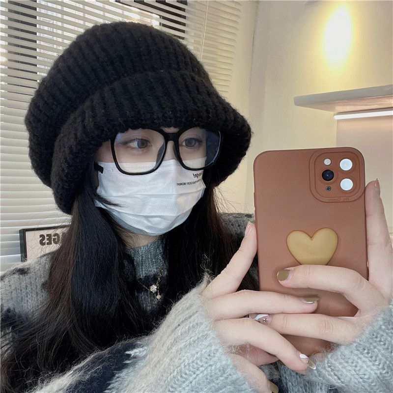 Cappello di lana snellente versatile in pile caldo invernale da donna con testa grande 2022 per bambini_voghion.com