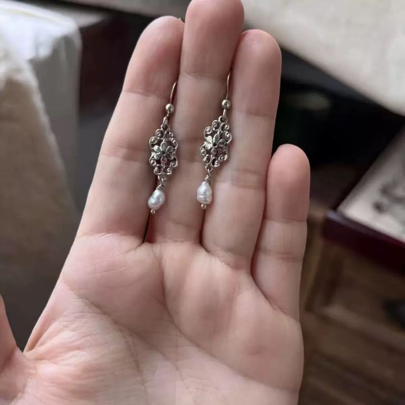 Nieuwe Chinese stijl veelzijdige kwast trendy elegante high-end oorhaken modieuze sierlijke combinatie oorbellen_voghion.com