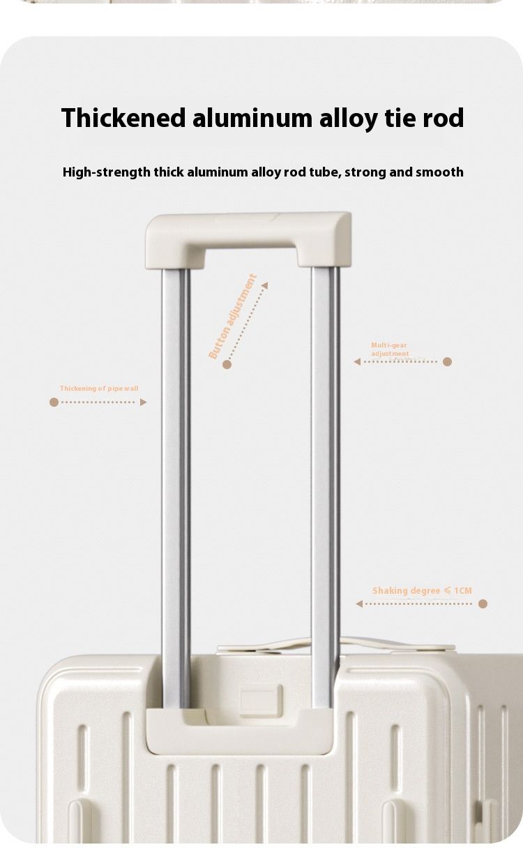 Coupehalter Gepäck, haltbar Trolley fir Männer a Fraen grouss Kapazitéit 24 Zoll Universal Rad Rees, robust Passwuert_voghion.com