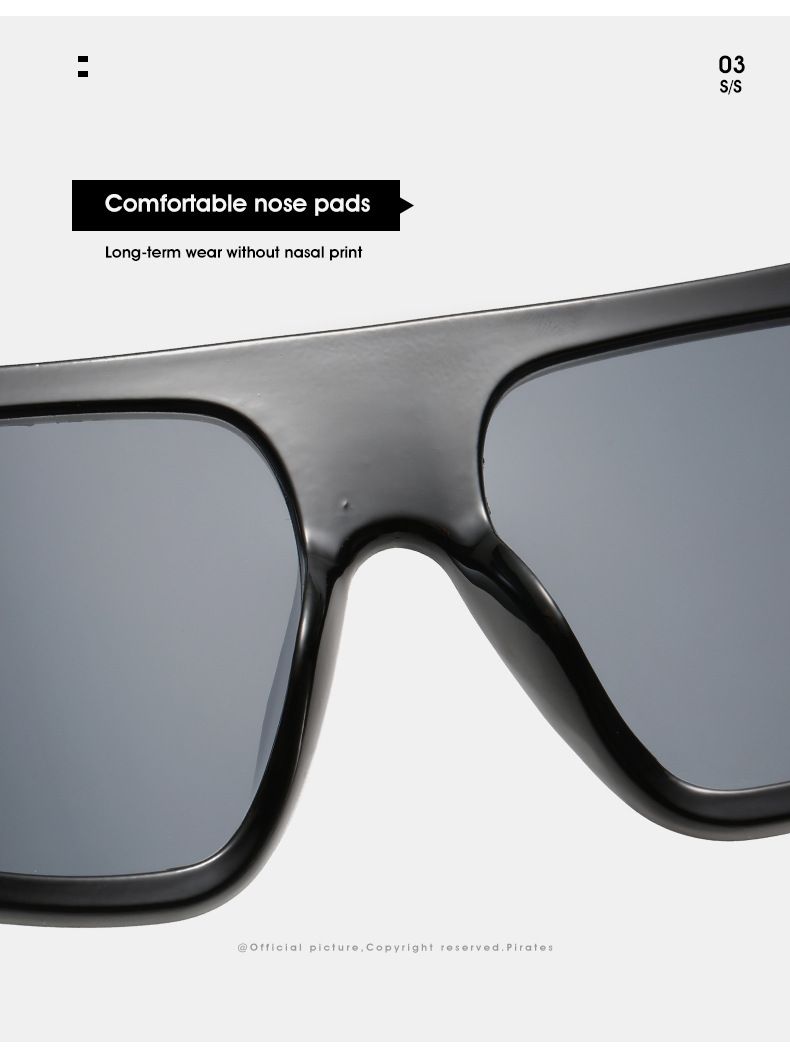 New Europe and the United States trend of fashion mask large frame sunglasses with women's sunglasses_voghion.com