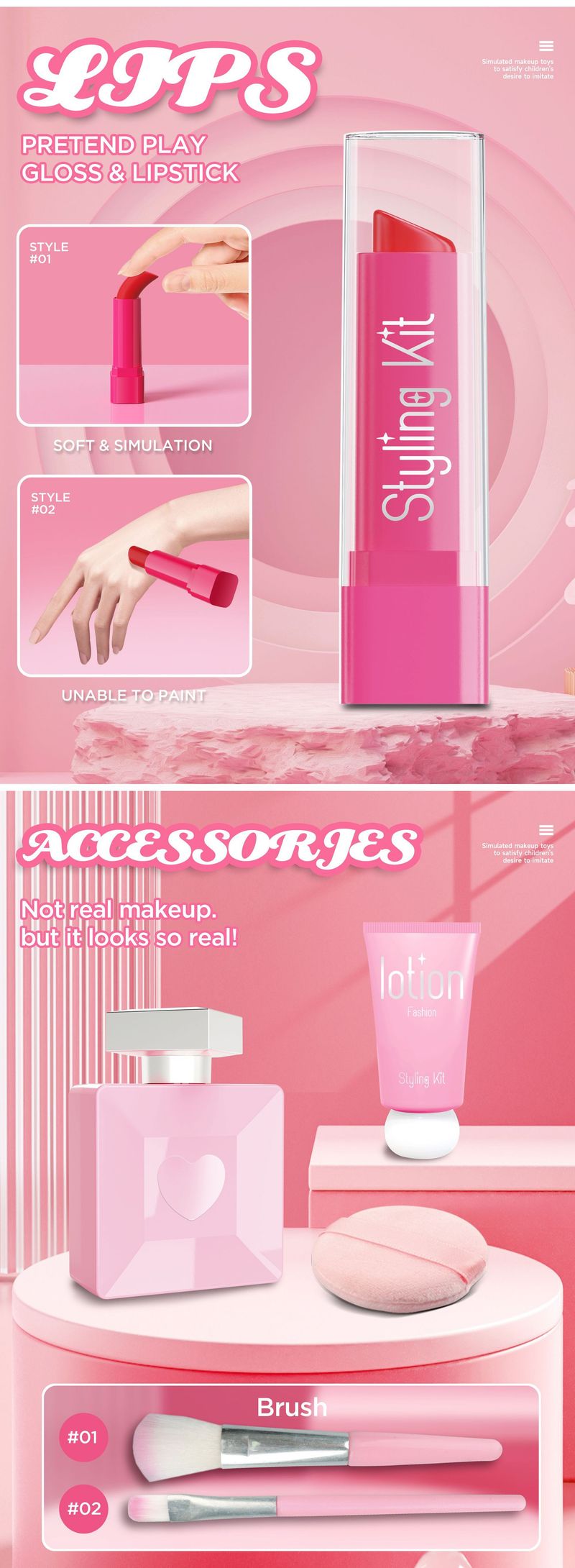 Cross Border Girls Pretend House Cosmetics Set Simulation Nail Art Lipstick Eye Shadow Can Not Be Smeared Makeup Toys Wholesale_voghion.com