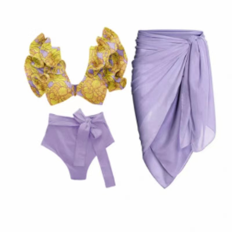 Damen-Badeanzug mit Tasche, Hüfthose und Rock_voghion.com