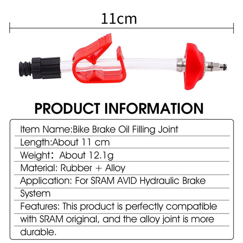 Lubricador Herramienta de purga de bicicletas para el sistema hidráulico SRAM-AVID Soluciones de purga Piezas de freno de bicicleta_voghion.com