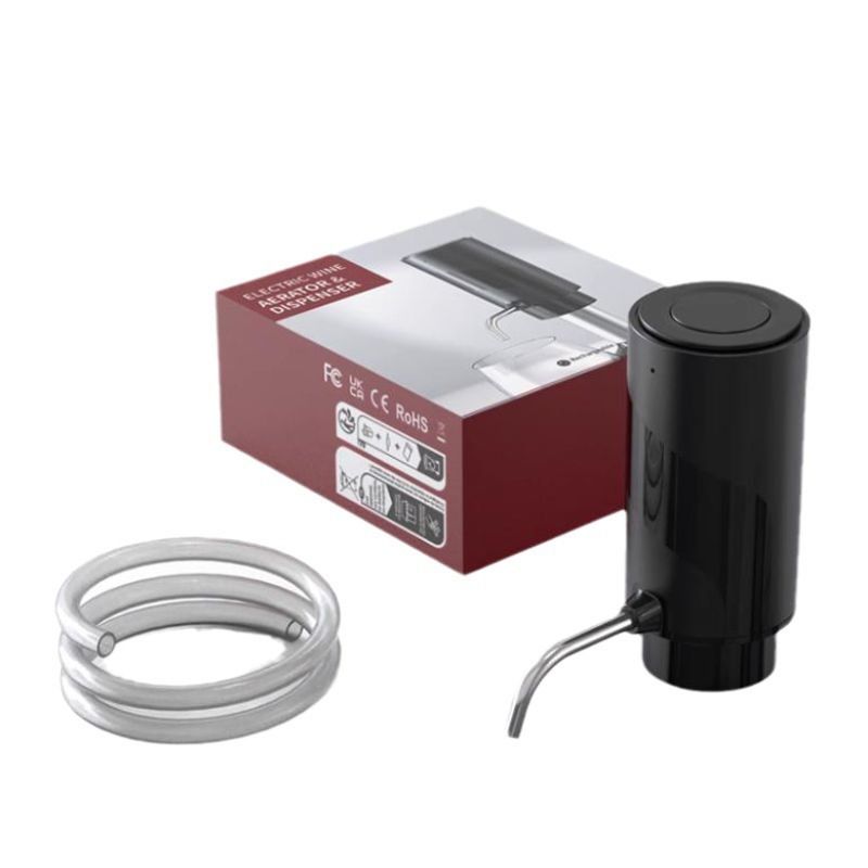 Nouveau modèle de distributeur automatique de pression d'air, décanteur à usage domestique, pompe électrique de style européen, verseur de vin_voghion.com