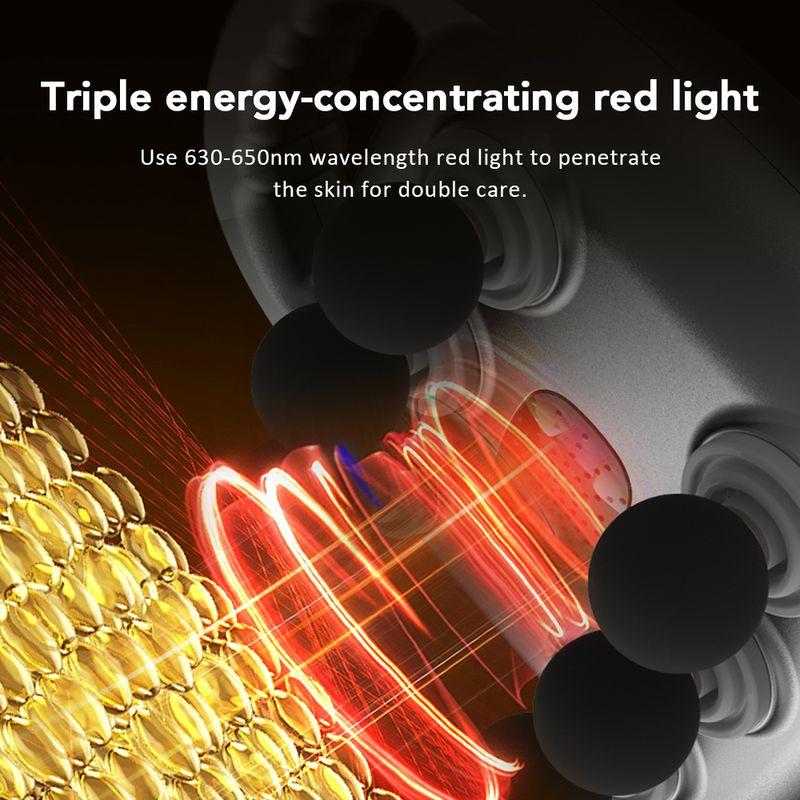 Faszienmassagepistole mit sechs Köpfen, Hochfrequenz-Vibrationsmassagegerät für tiefes Gewebe, für Körper, Rücken, Taille, Nacken, Beinmuskulatur_voghion.com