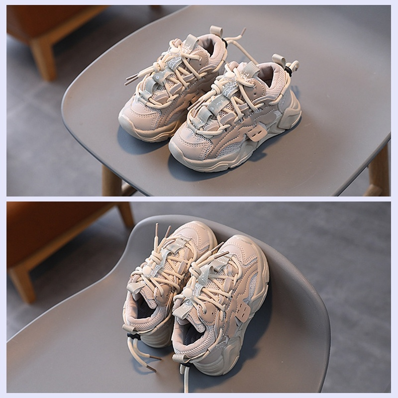 XUANMU Otroške debele superge, zračni športni čevlji za dečke Comfortale Arch Support Dekliški tekaški copati Otroška obutev X0110_voghion.com