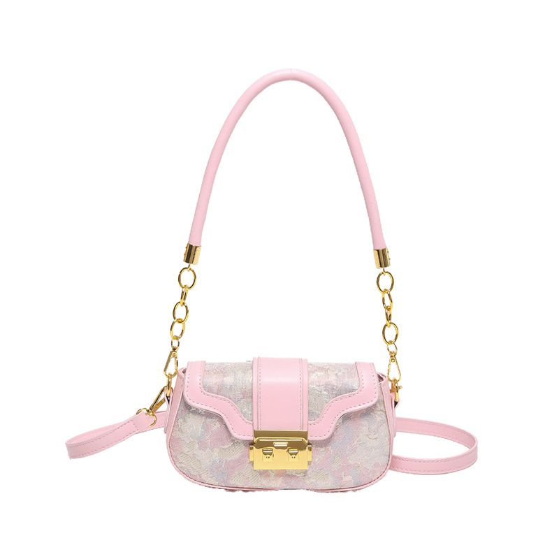 Borsa a tracolla casual da donna, stile 2024, alla moda, di alta qualità, con texture, trendy e portatile._voghion.com