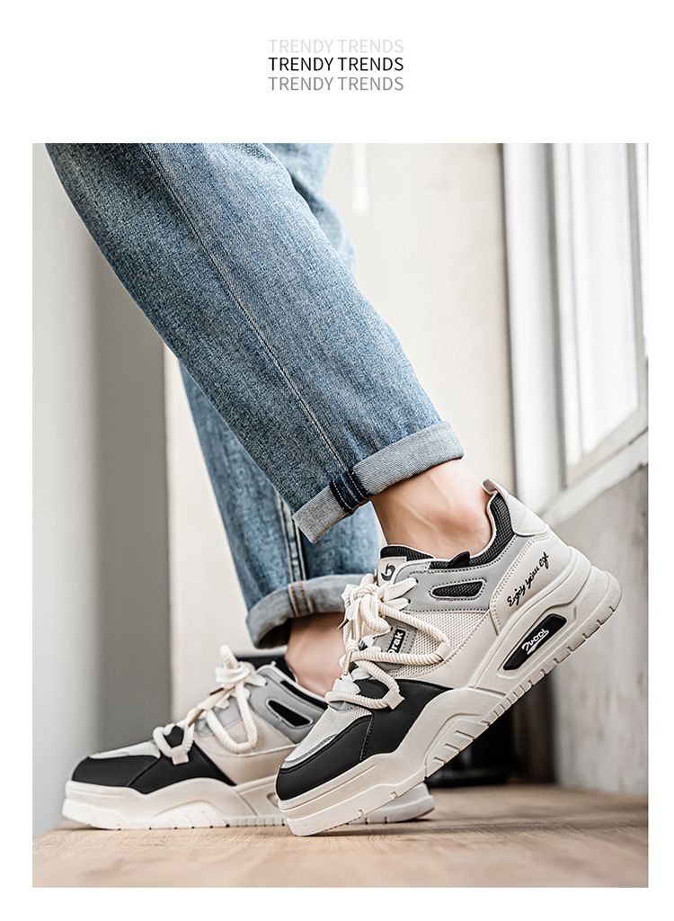 Scarpe da ginnastica estive da uomo, nuove, traspiranti, versatili, basse, sportive, casual, da papà, alla moda, bianche_voghion.com