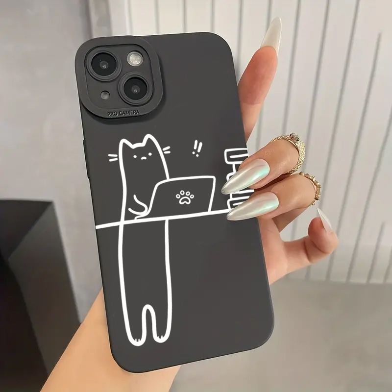 Capa de celular com estampa de gato e animal engraçado para Xiaomi Redmi Note 14 13 12 11 Pro Plus 4G 5G 12S 11S 10S Redmi 13C 14C_voghion.com