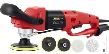 VEVOR Wet Polisher Grinder, Variable Speed 4" & 5" Diamond Polishing Pads, Buffing Machine With 78.7" Water Pipe Adapter & Splash Shield, Electronic Concrete Stone For Title Floor Countertop CE_voghion.com