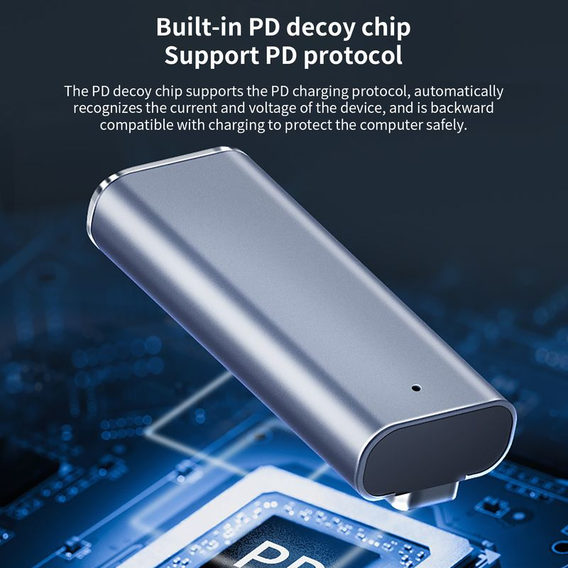 Xinweiqing Adapter Charger Quick Charge Magnetic Aluminum Alloy PD USB C to Mag-Safe 2 Power Converter for Book Air/Pro_voghion.com