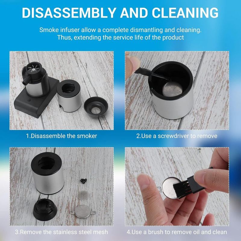 Portable FlavorMaster Smoking Gun - Infuse Foods & Drinks With Smoky Delight_voghion.com