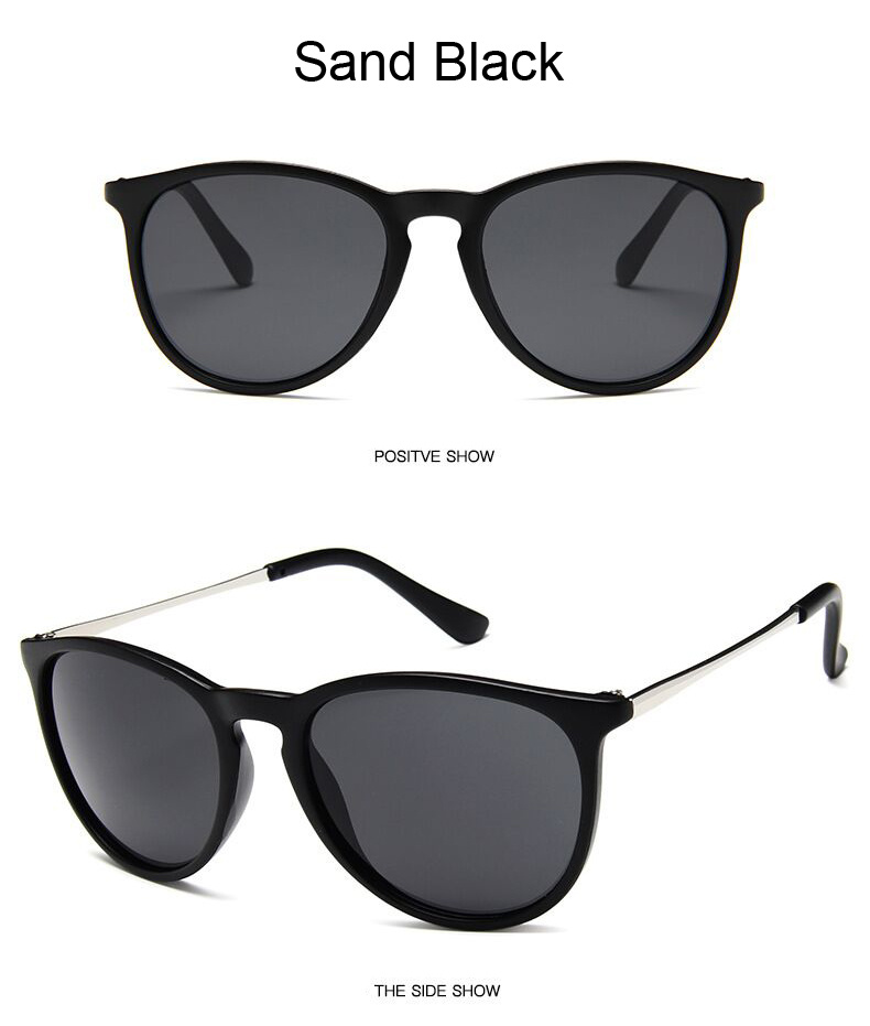 Marque Designer Rond Cat Eye Lunettes De Soleil Homme Rétro Nuances Mâle Lunettes De Soleil Miroir Clair Vintage Mode Conduite Oculos De_voghion.com