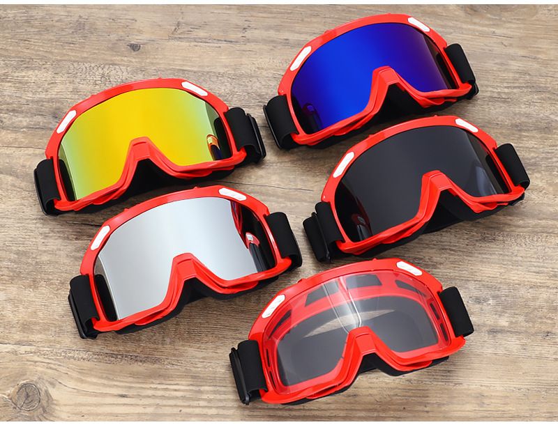 Motorbrillen, off-road fietsbrillen, winddichte zonnebrillen voor mountainbiken, motorcrosshelmen, vizier met verwisselbare lenzen_voghion.com