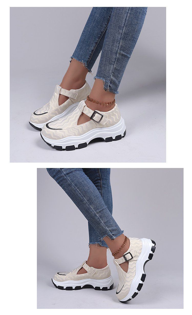 Large size casual single shoes female spring and autumn new explosive sports single shoes_voghion.com