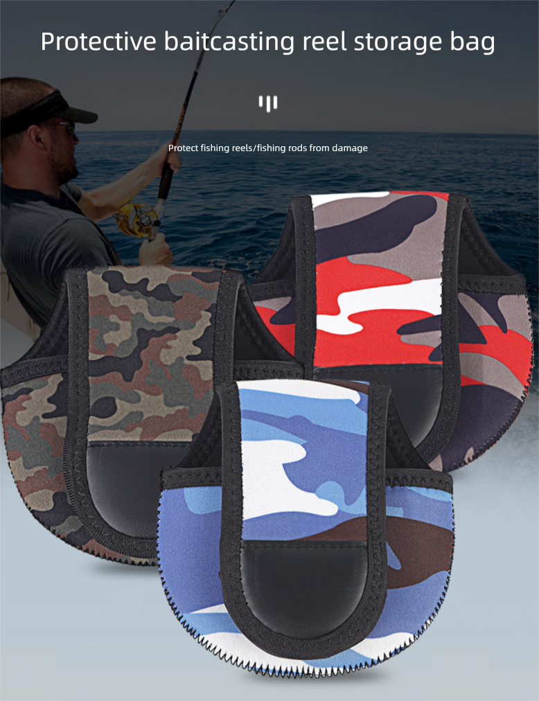 Ruota per immersioni con goccia d'acqua ispessita, materiale per esche, borsa per lenza, mulinello, copertura protettiva, forniture per la pesca anti-goccia_voghion.com