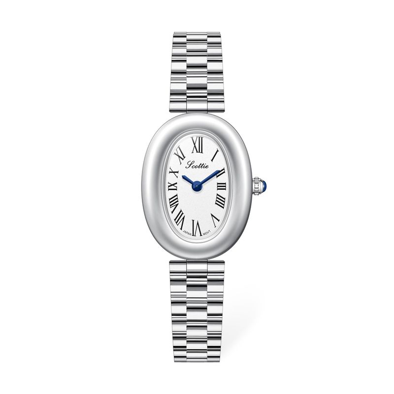 Orologio da donna piccolo in oro con quadrante ovale Scottie Gaudí, al quarzo, impermeabile, 9780 Live_voghion.com