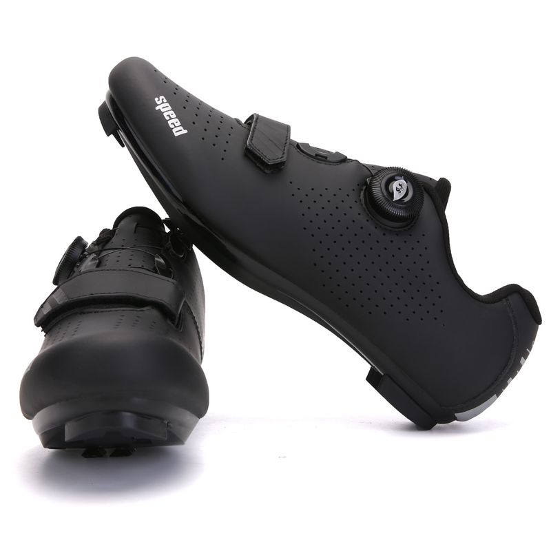 Road Mountain Unisex-Schuhe mit und ohne Verriegelung für Cyclocross, harte Sohle, Spinning-Bike-Fahren 896-1_voghion.com