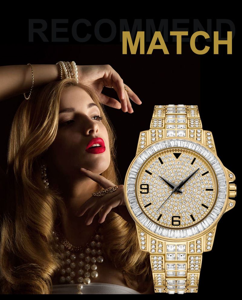 Women's Elegant Diamond Quartz Watch With Sparkling Crystal Bezel, Waterproof Stainless Steel Band, Fashionable Minimalist Design For Daily Wear_voghion.com
