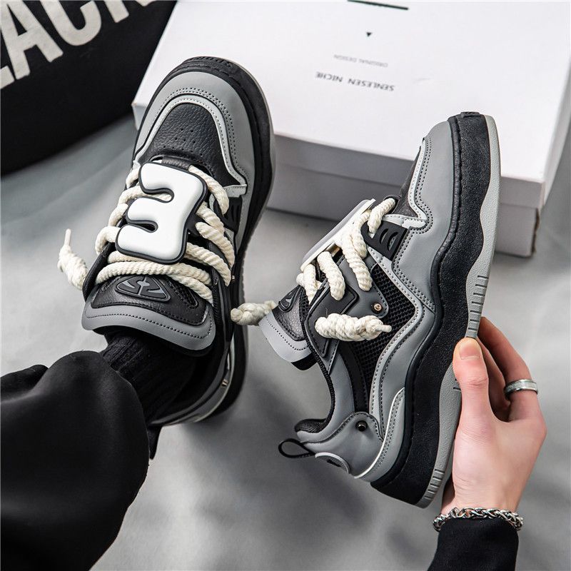 Scarpe da ginnastica casual alla moda coreane da uomo, unisex, stile primavera e autunno 2025_voghion.com