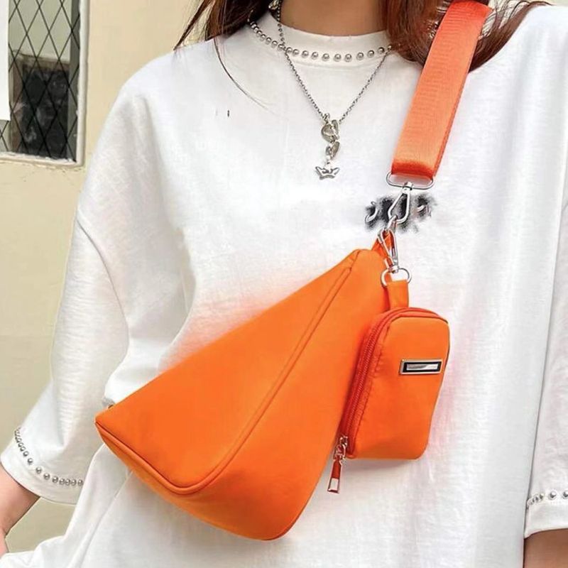Lässige dreieckige Umhängetasche für Damen, Designer-Schultertaschen, große Kapazität, Lady Travel Shopper Bag, Damengeldbörsen_voghion.com