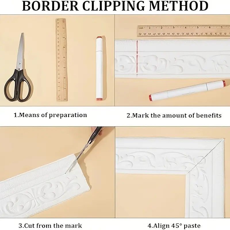 A Roll Of 3D Self-adhesive Waterproof Wall Sticker With A Size Of 362.2 Inches, Foldable And Available In Various Colors, Perfect For Home Decoration And Sealing Gaps Around Corners And Frames_voghion.com